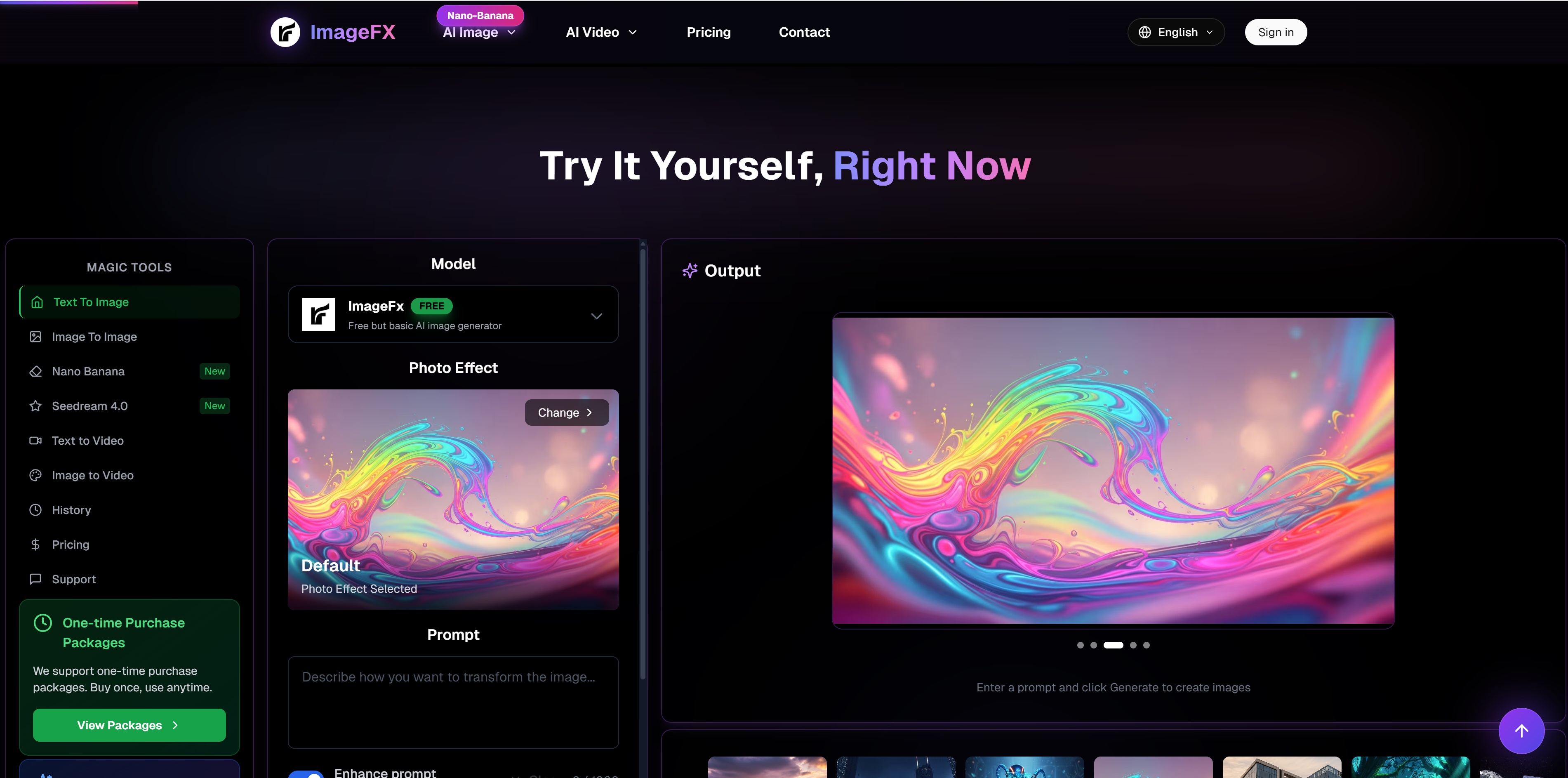 Image FX – Free One-Click AI Photo Editor & Image Generator