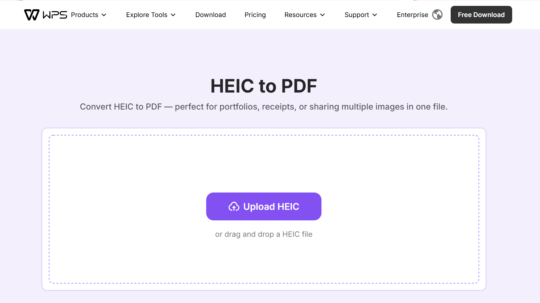 Free HEIC to PDF Converter Online