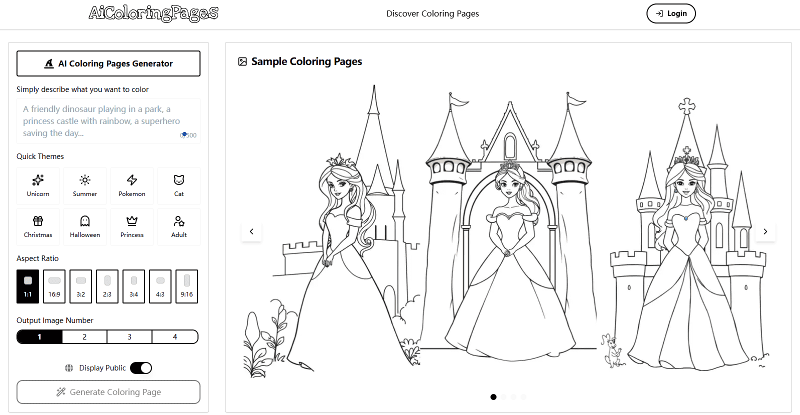 Free AI Coloring Pages Generator 2025 (Without Registration)