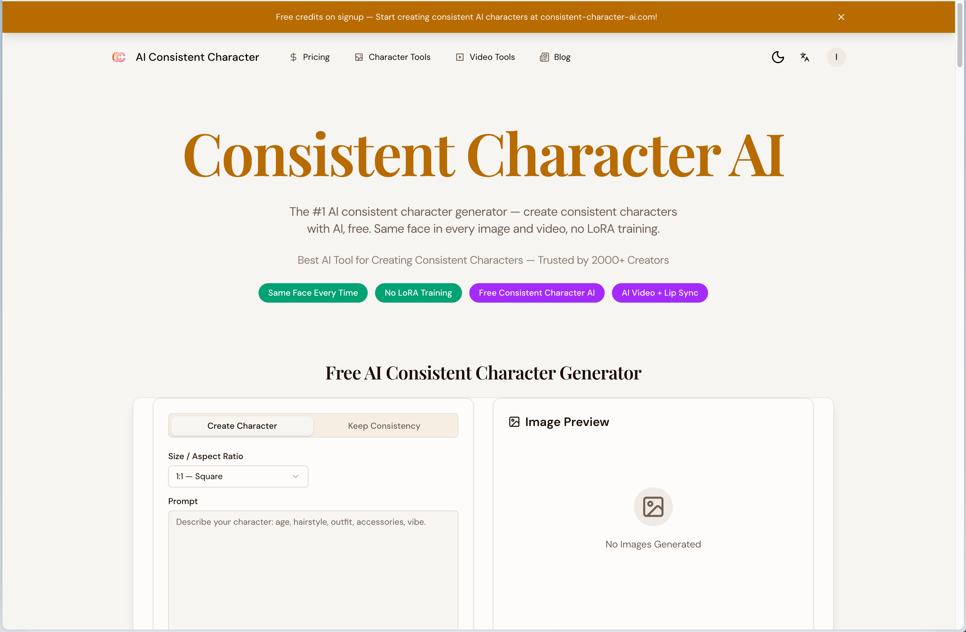 Consistent Character AI — Same Face, Every Image, Every Video