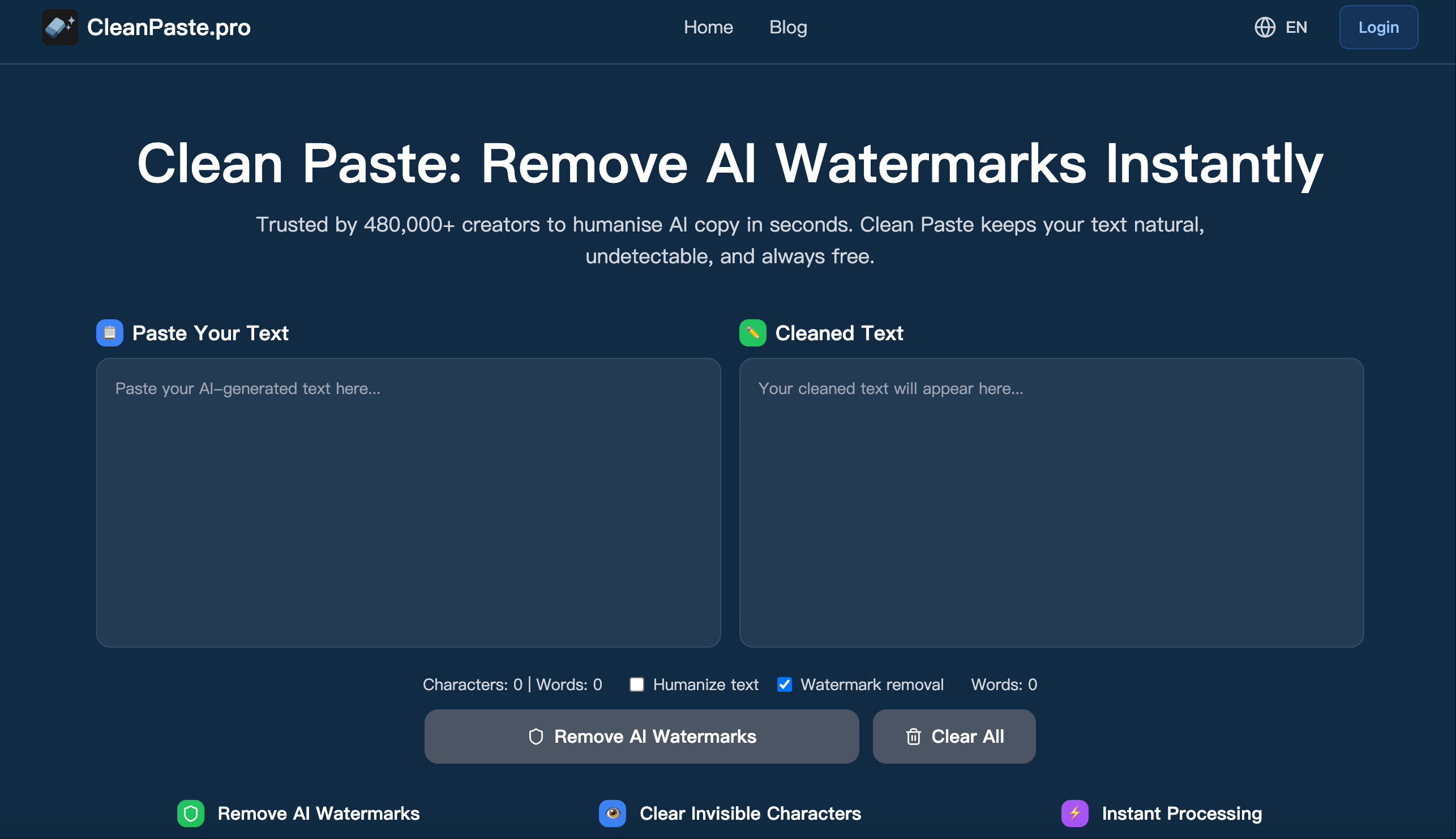 Clean Paste