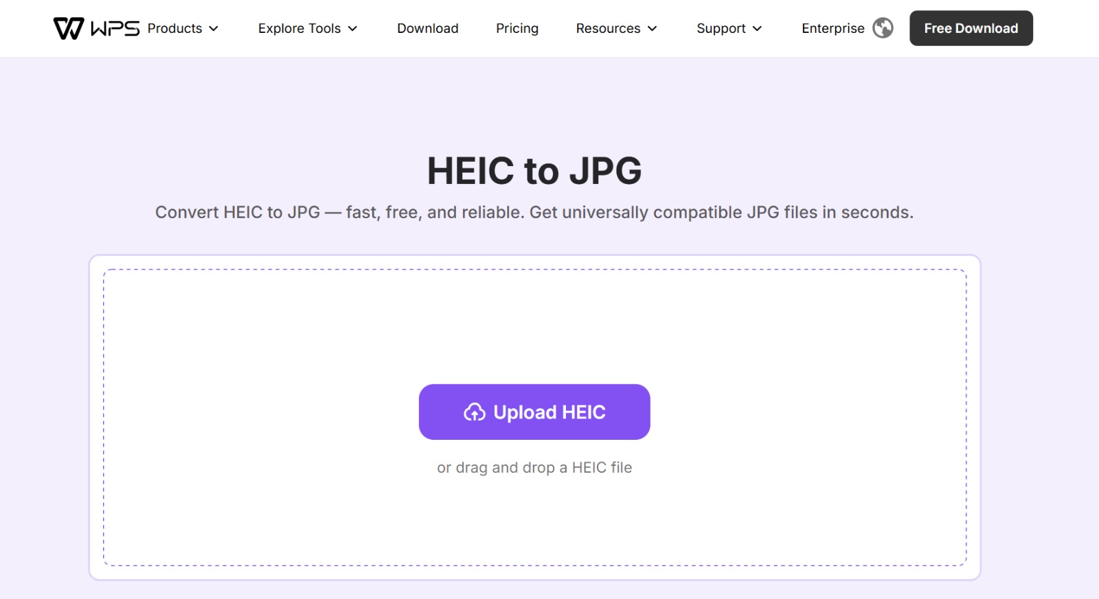 Free HEIC to JPG Converter Online