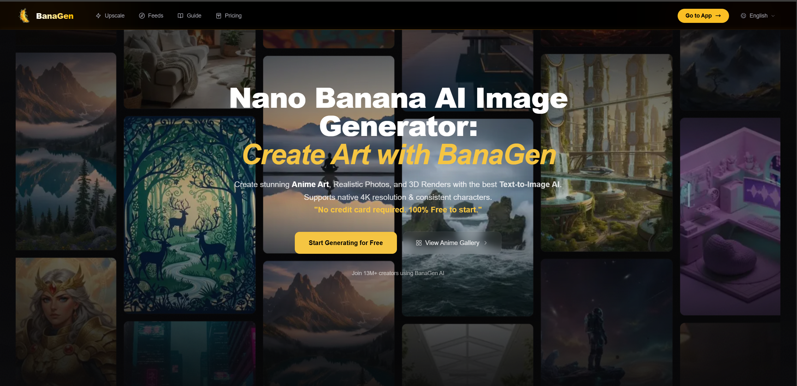 Nano Banana AI Image Generator | Create Pro Art with BanaGen