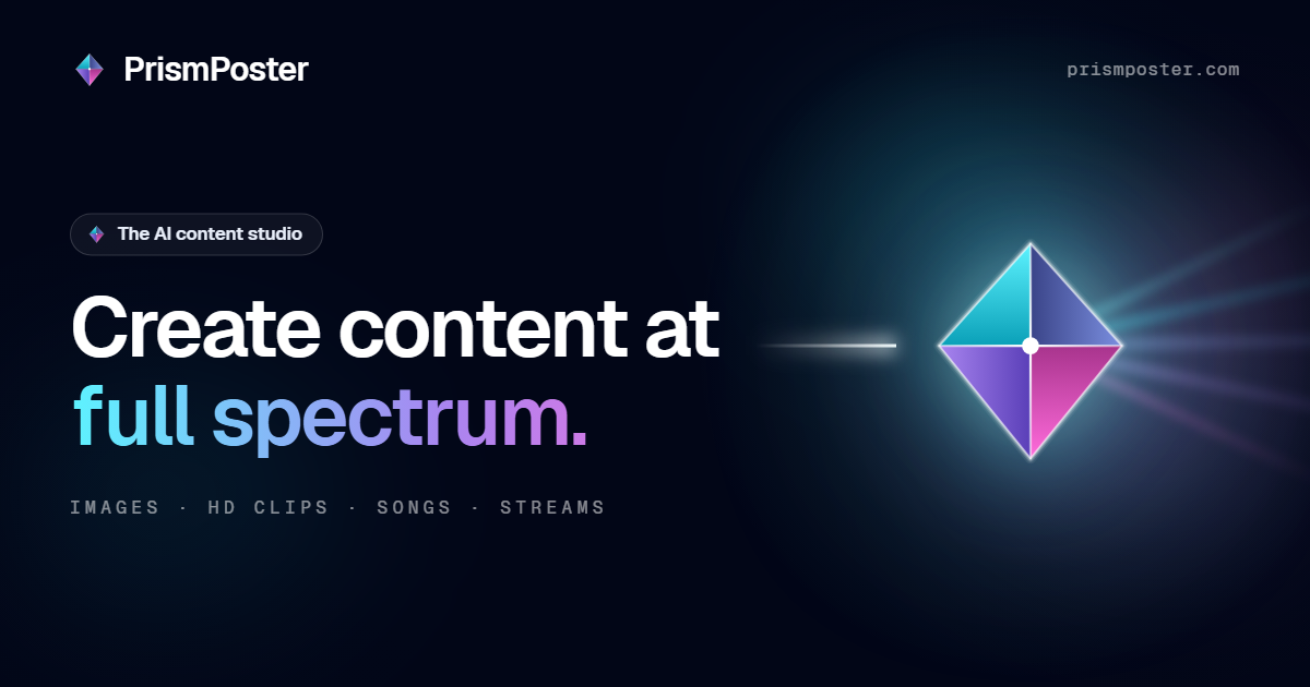 Create content at full spectrum