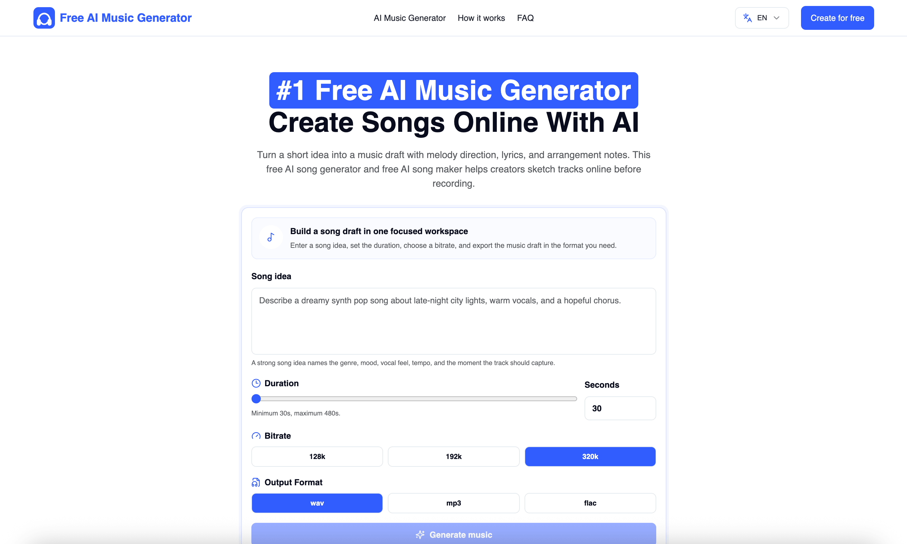 #1 Free AI Music Generator Create Songs Online With AI