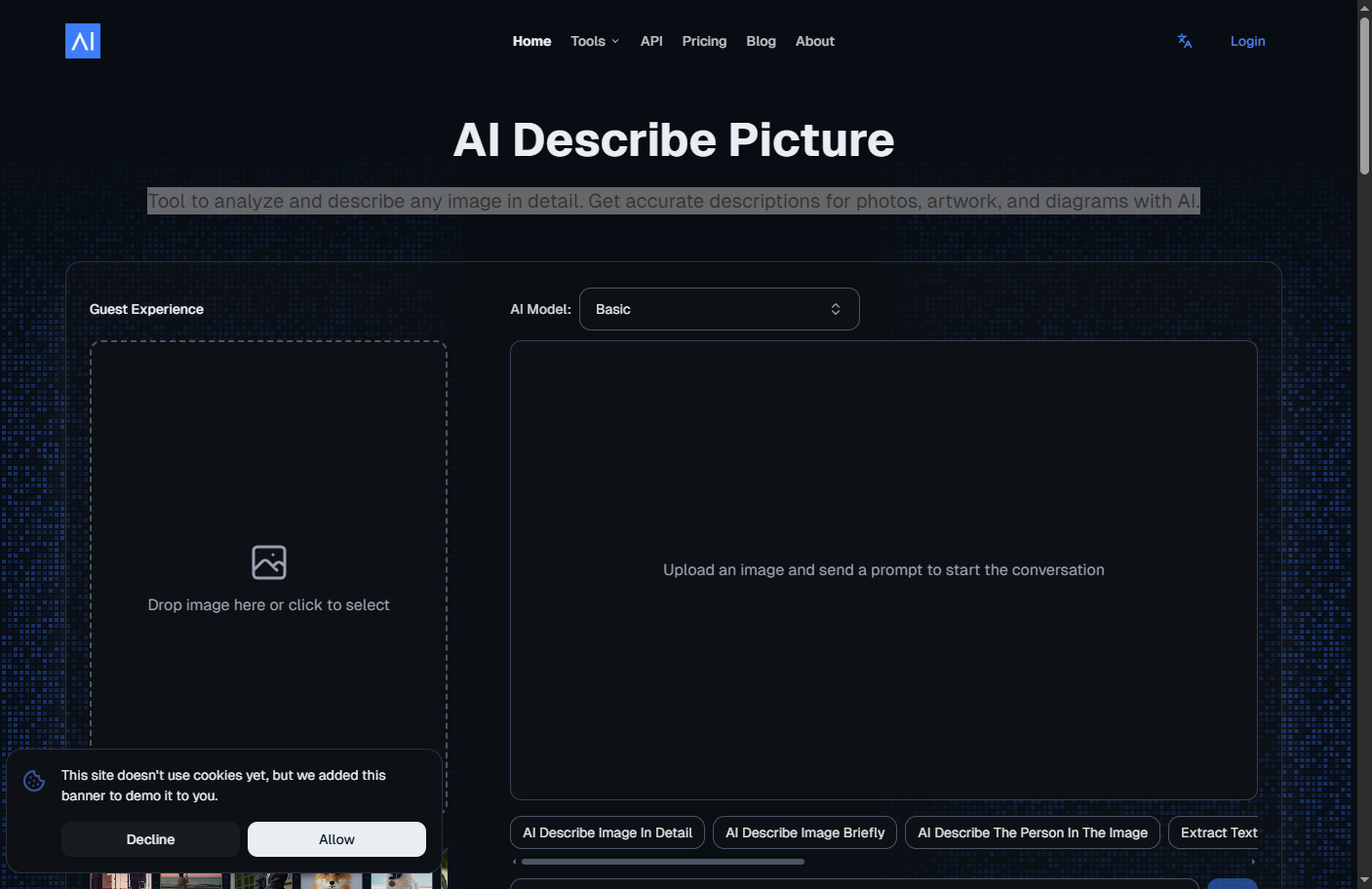 AI Describe Picture