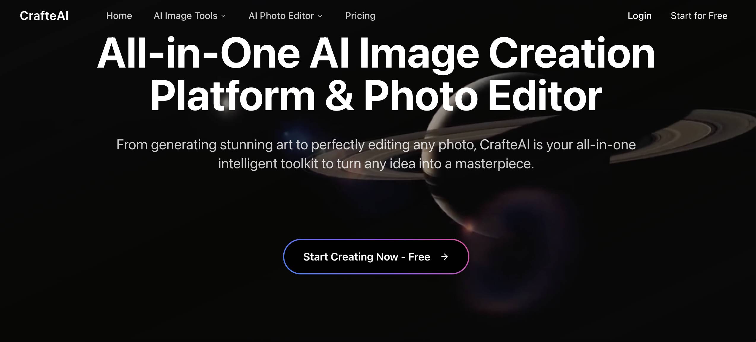 All-in-One AI Image Creation Platform & Photo Editor