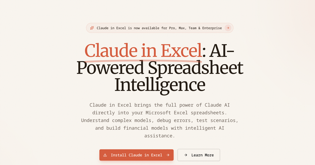 AI-Powered Spreadsheet Assistant for Microsoft Excel