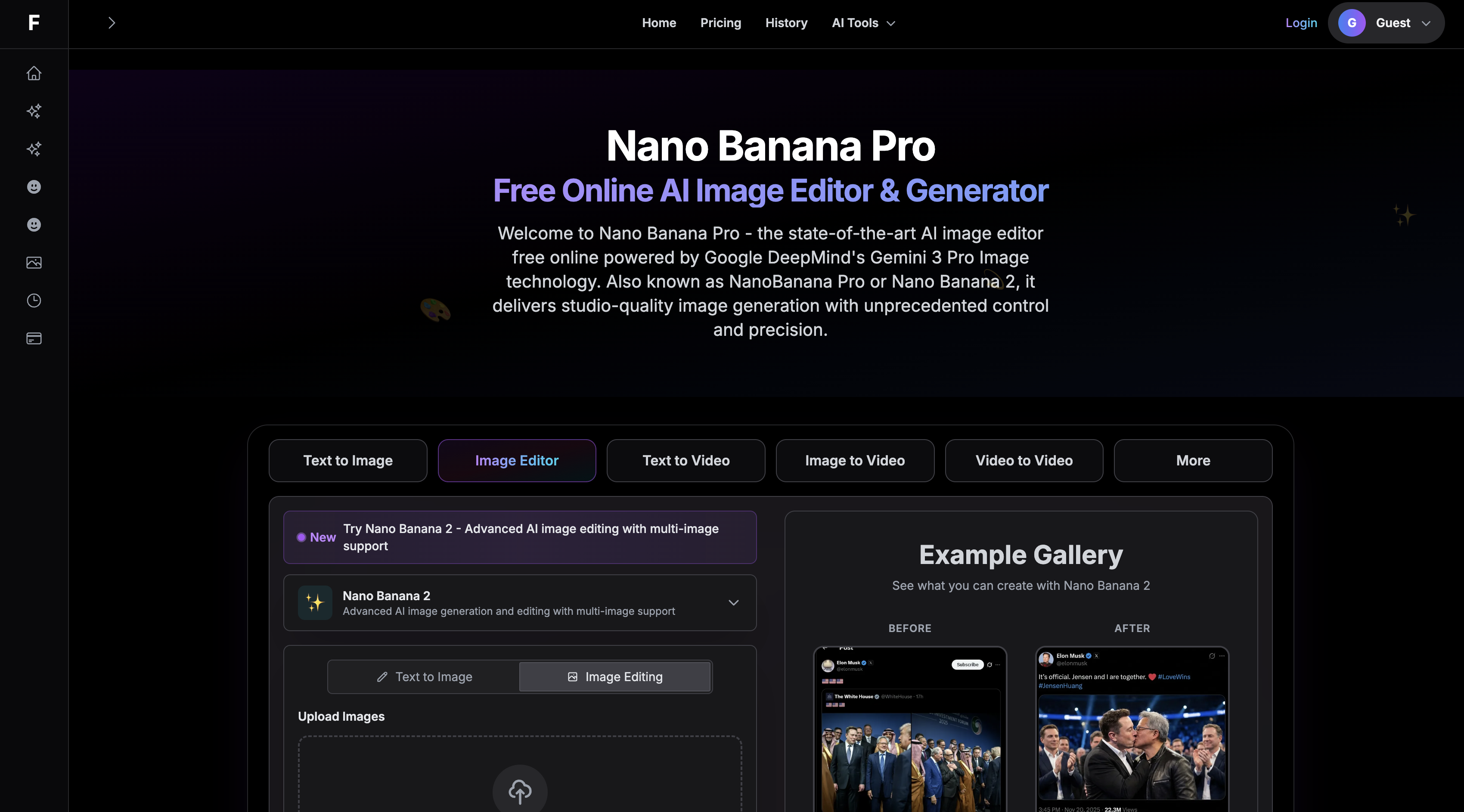 Nano Banana Pro – AI Image Generation and Editing Tool