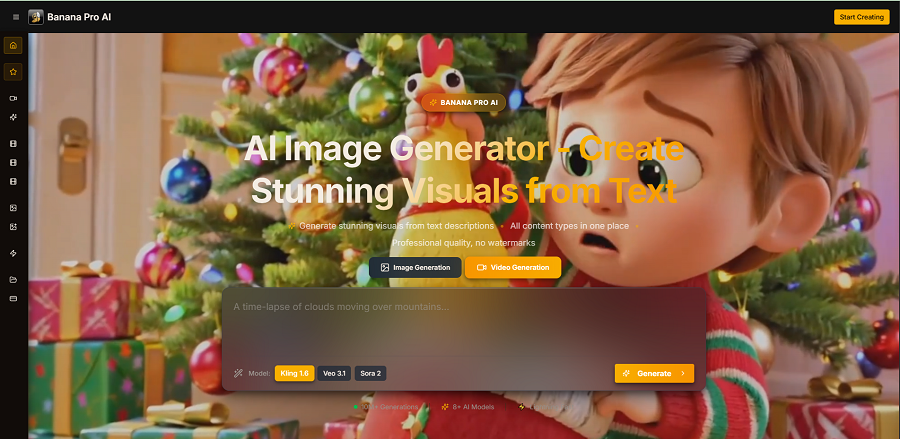 Banana Pro AI - AI Image Generator | Text-to-Image & Image-to-Image