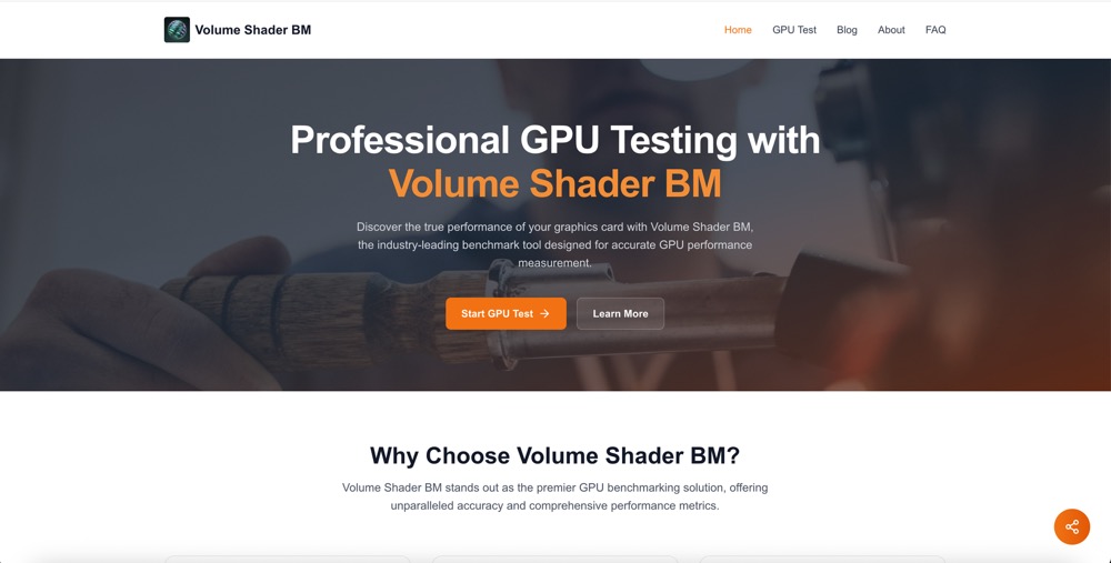 Volume Shader BM - GPU Performance Testing