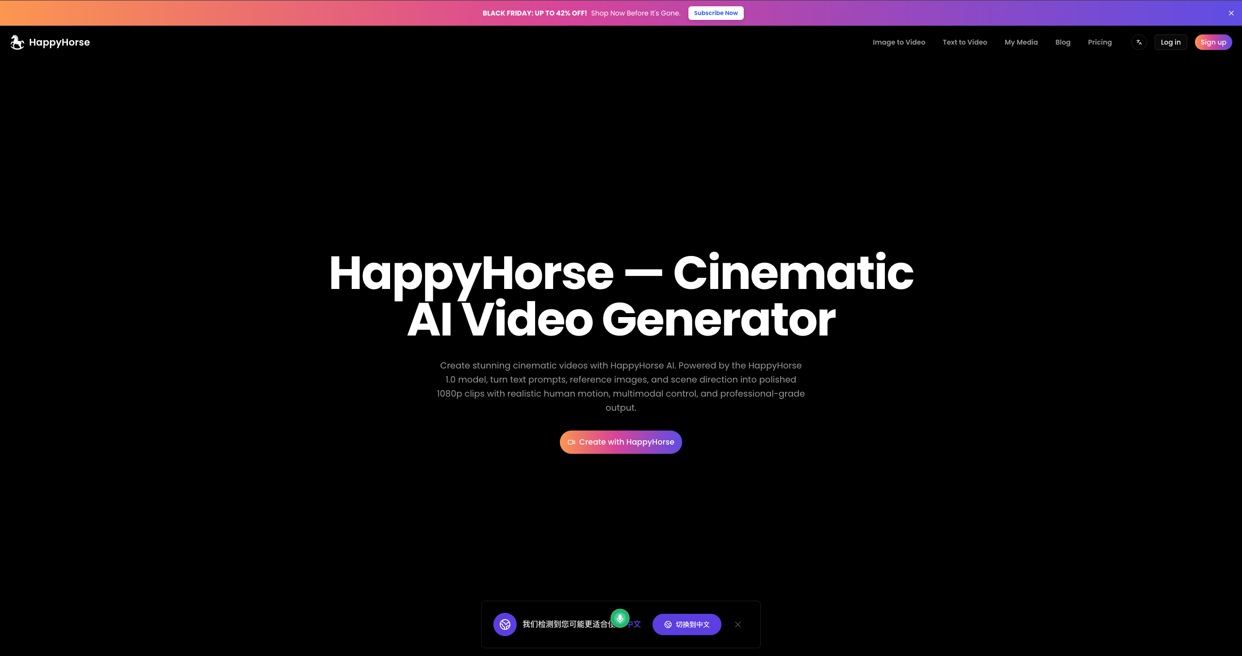HappyHorse: Cinematic AI Video Generator
