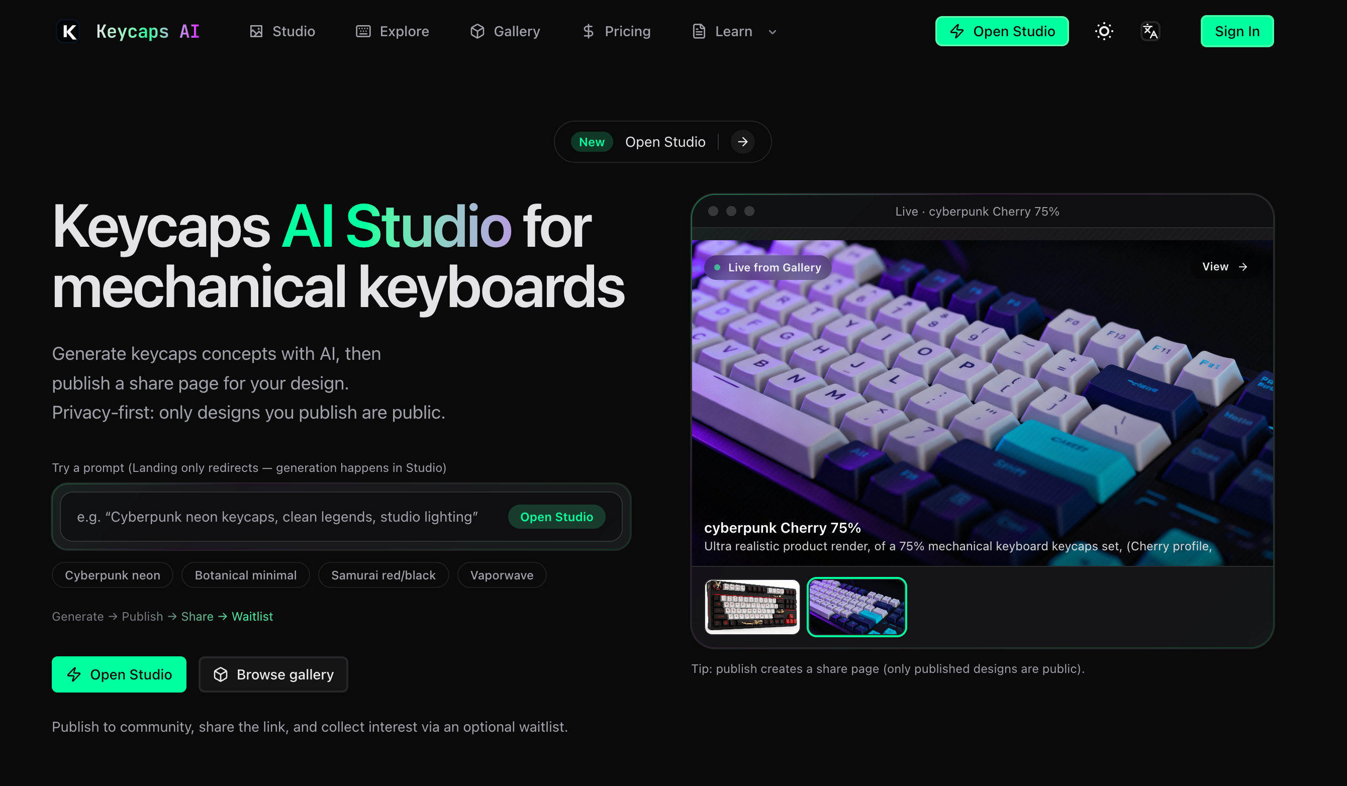 Keycaps AI