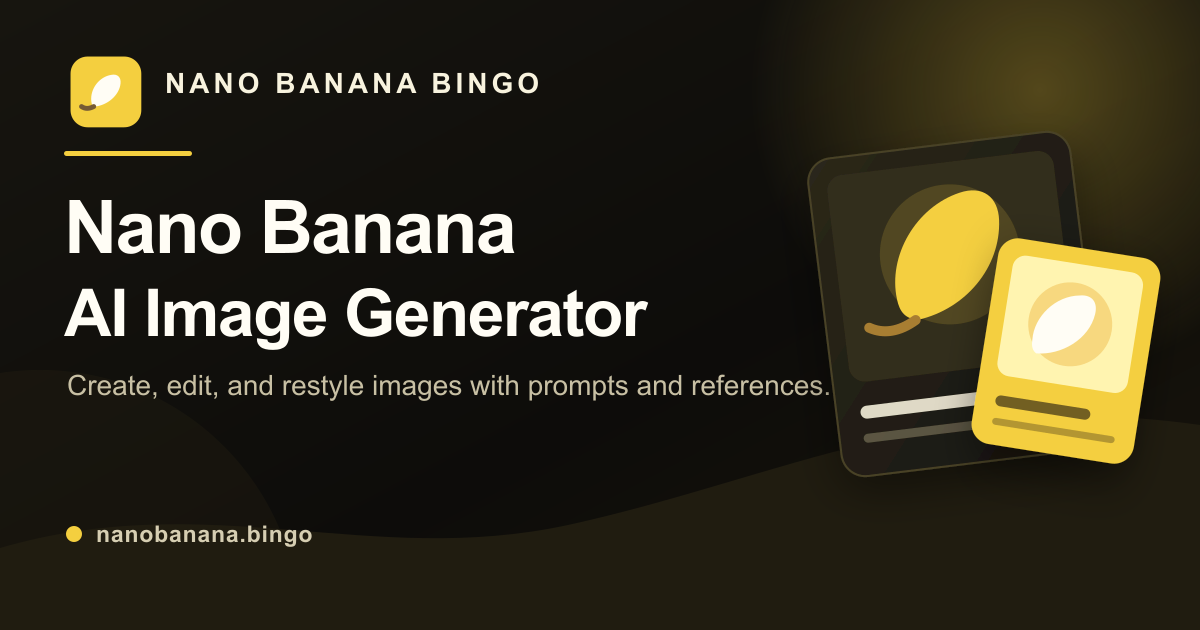 Nano Banana AI Image Generator & Editor