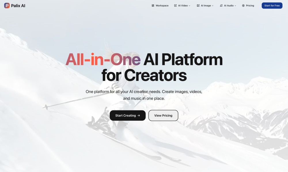 The Ultimate All-in-One AI Creation Platform