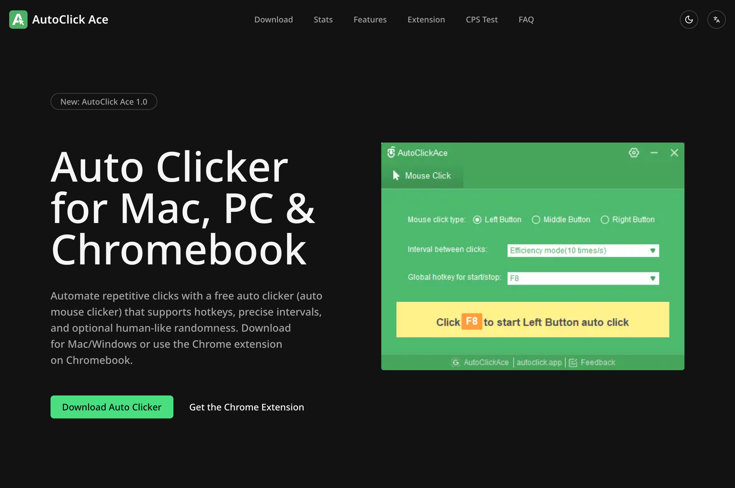 Auto Clicker for Mac, PC & Chromebook | AutoClick Ace