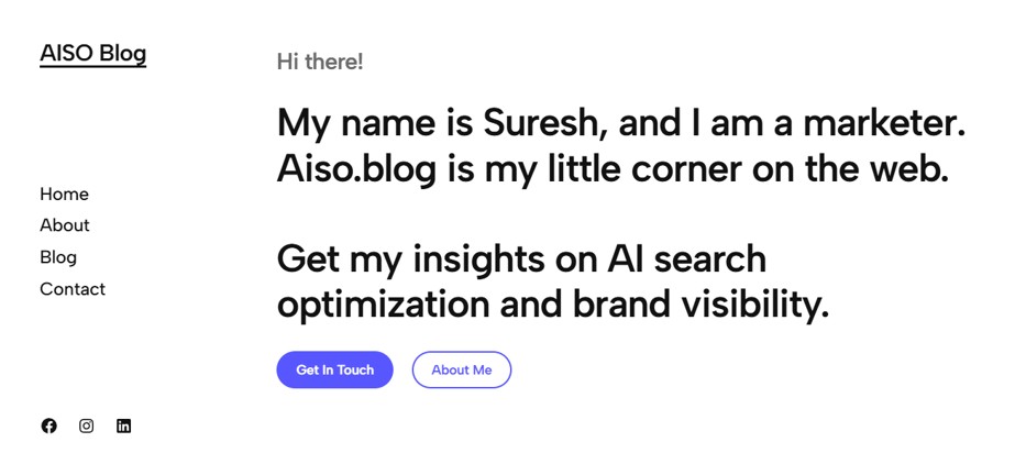 AISO Blog: Get insights on AI search optimization
