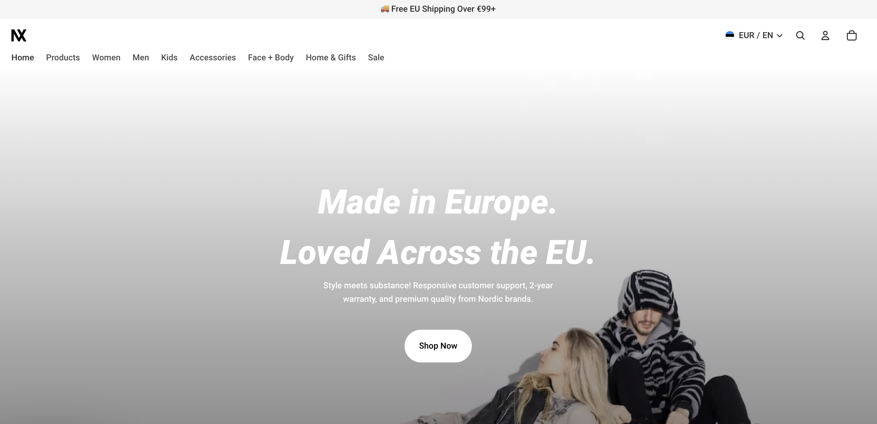 NooredX | European Clothing, Footwear & Essentials for Young Adults