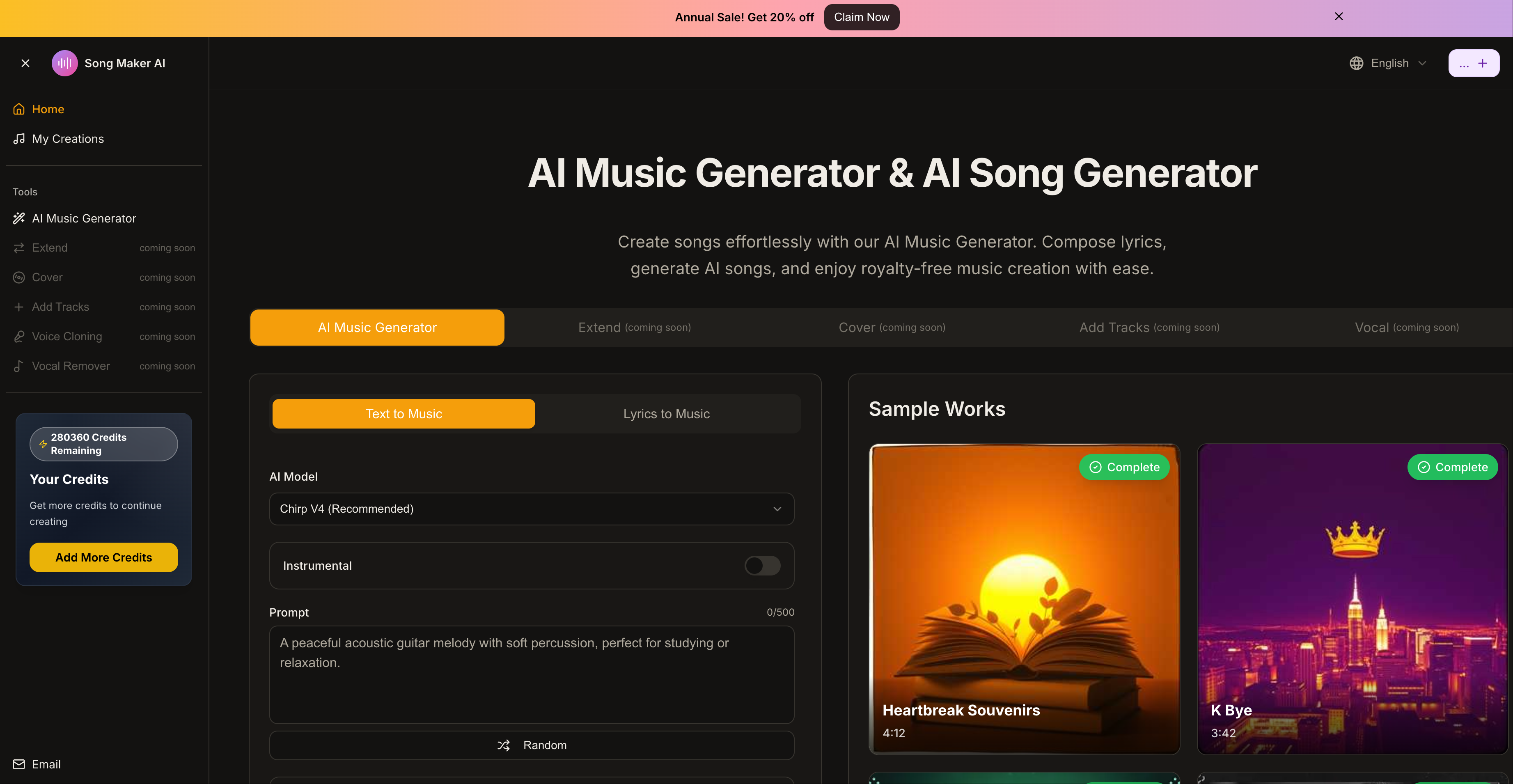 AI Music & Song Generator