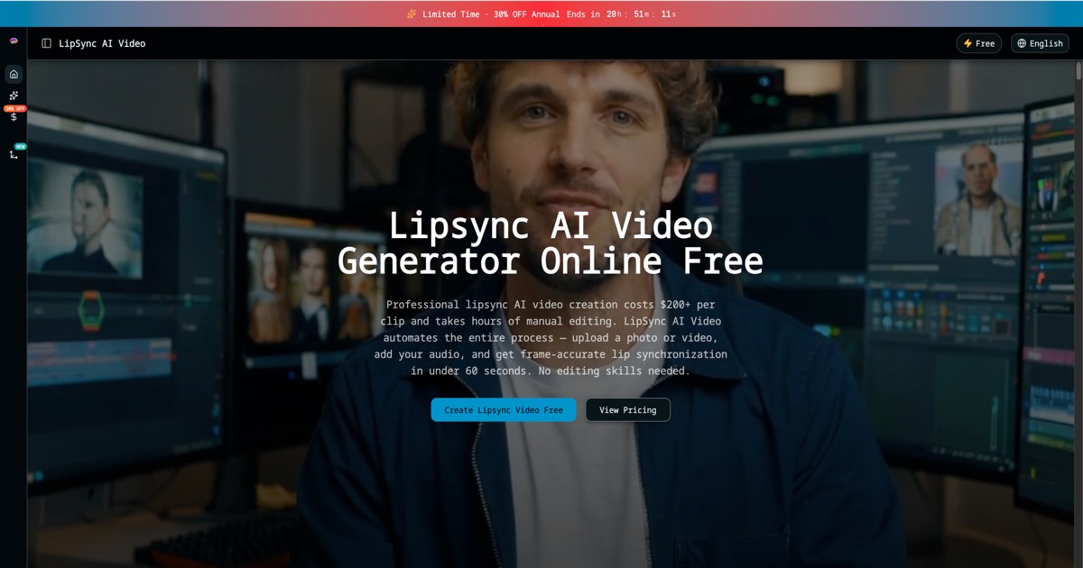 AI Lip Sync Video Generator
