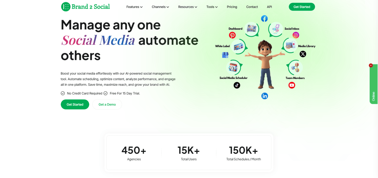 Social Media Management Tool.