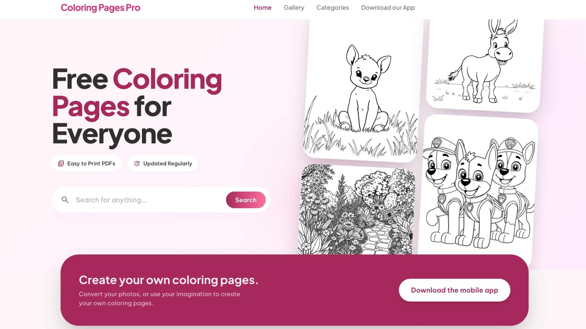 Coloring Pages Pro