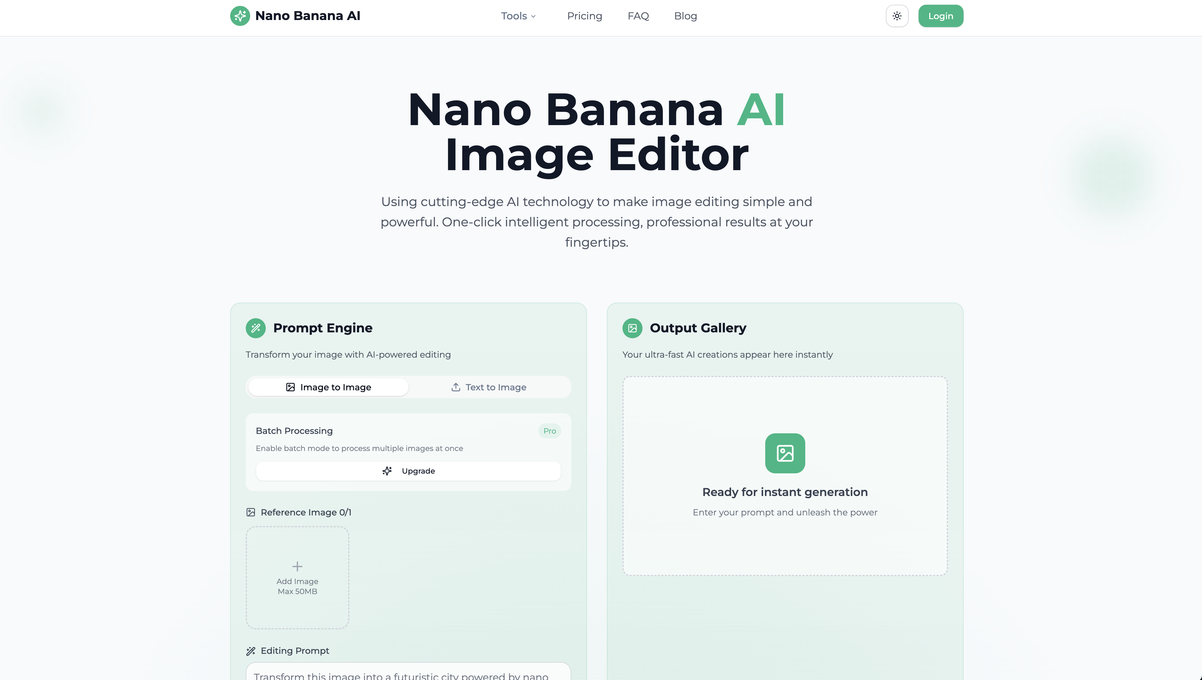 Nano Banana AI Image Editor