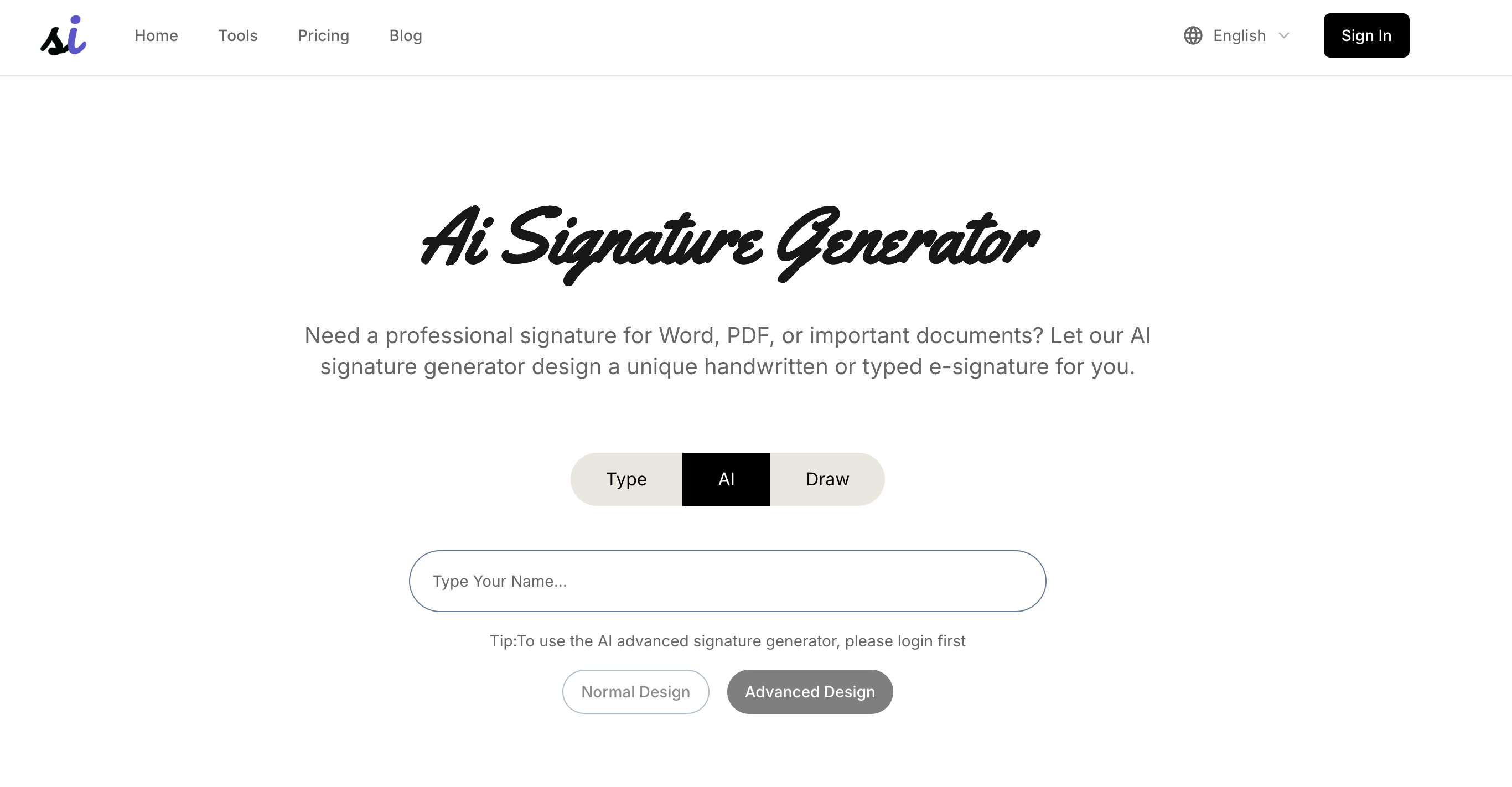 Personalized AI Signature Generator Online