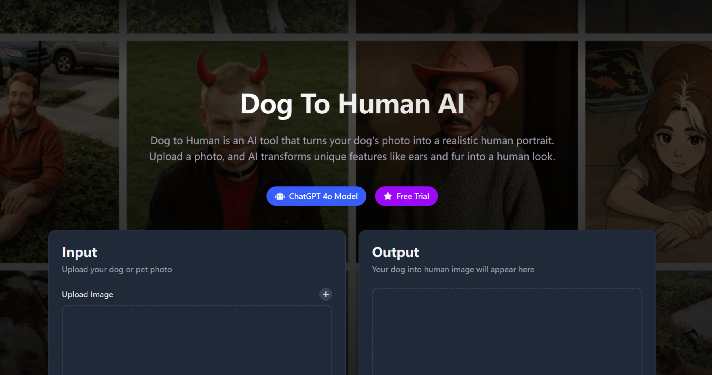 Dog Into Human AI | Transform Your Dog into a Realistic Human Portrait