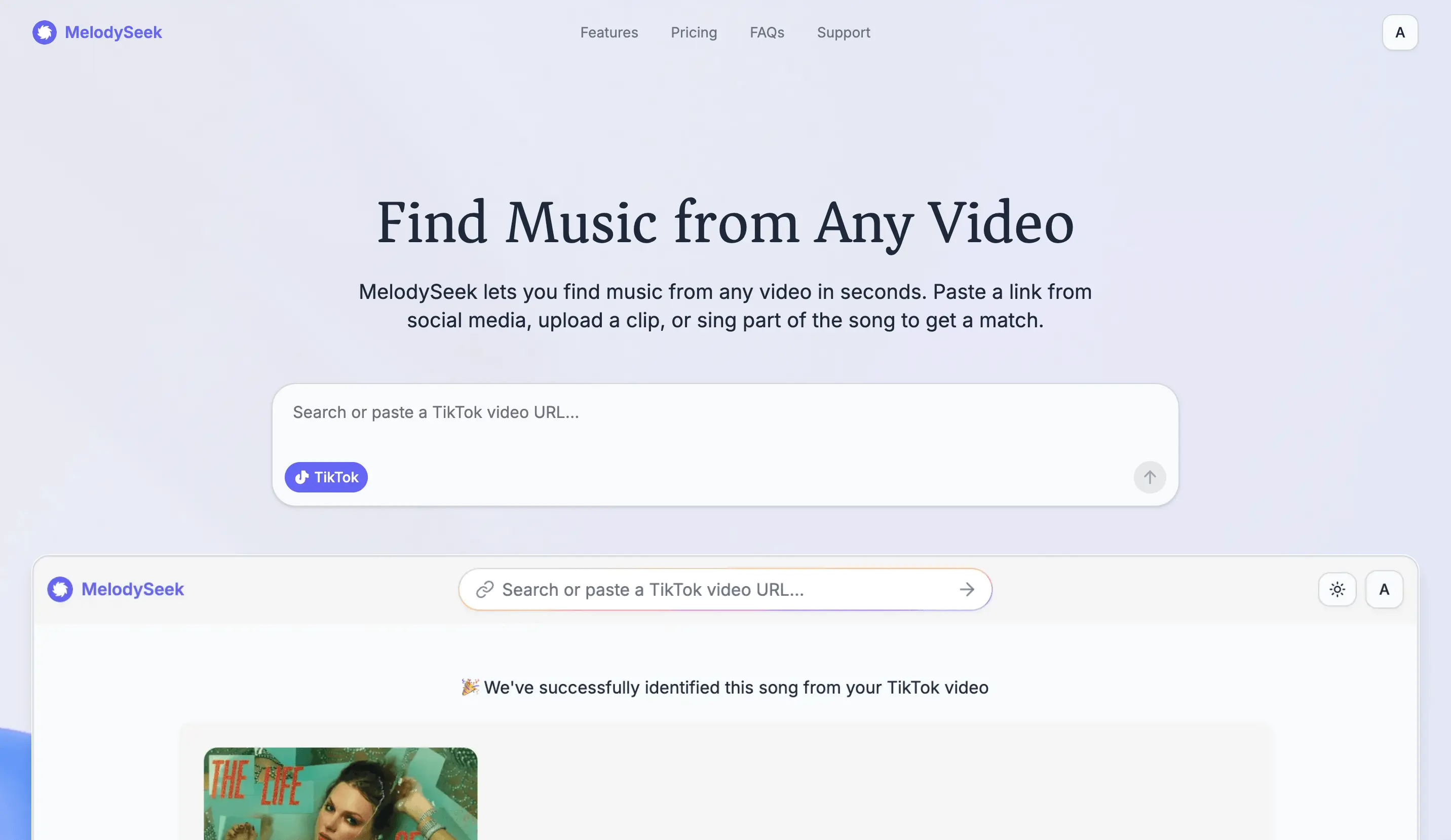Find Music from Any Video or Audio | MelodySeek