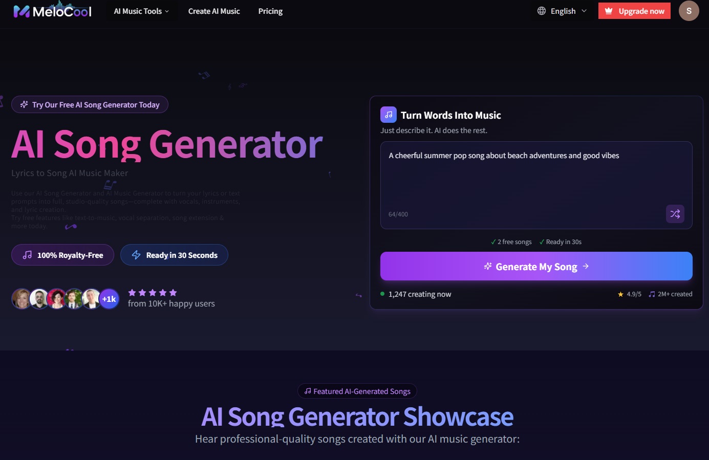 Lyrics to Song AI & Music Maker Free