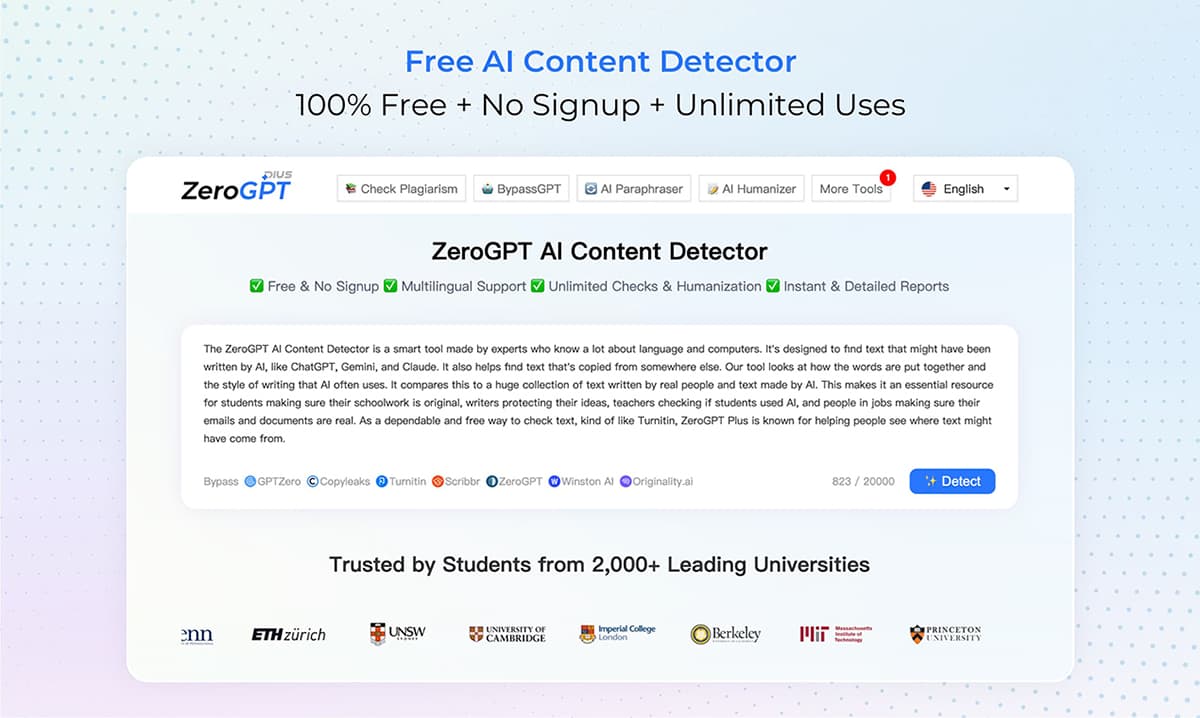 Free AI Content Detector